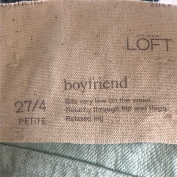 NWT LOFT boyfriend jean - size 4P - Picture 4 of 4
